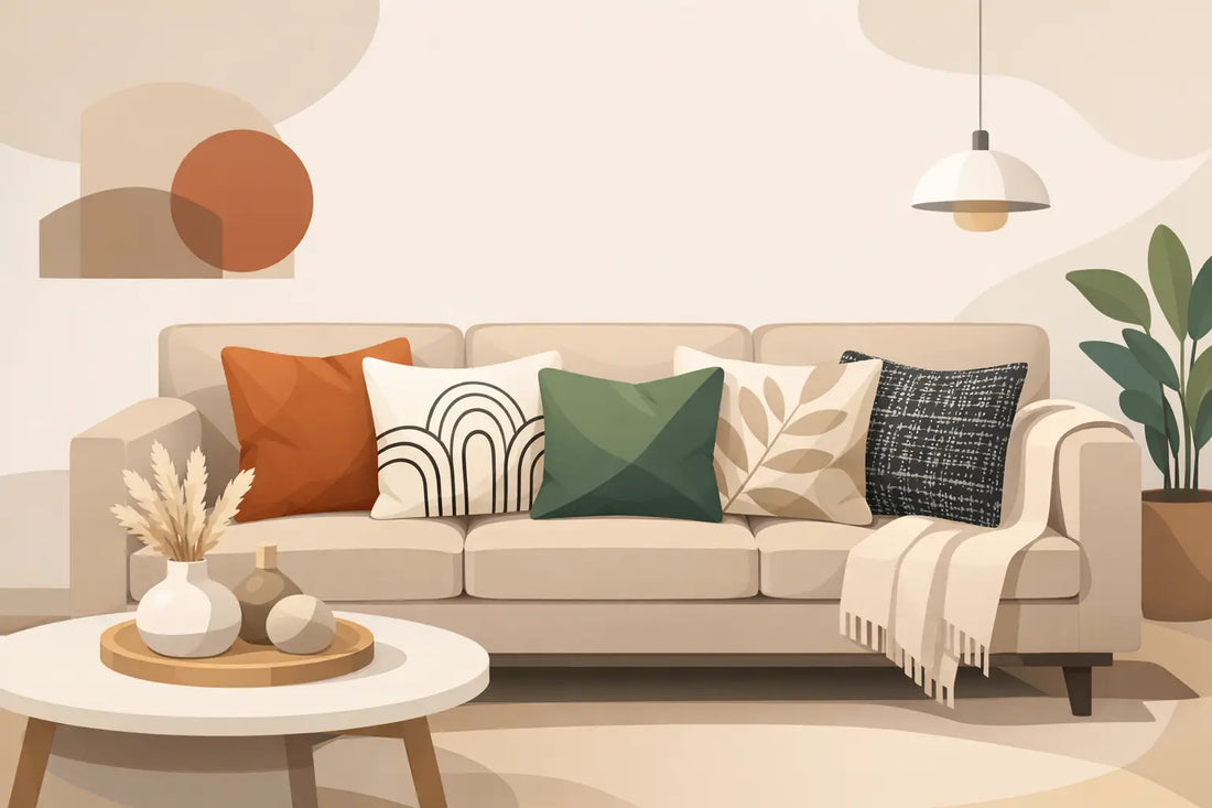Decorative Cushions for Beige Sofa Ideas