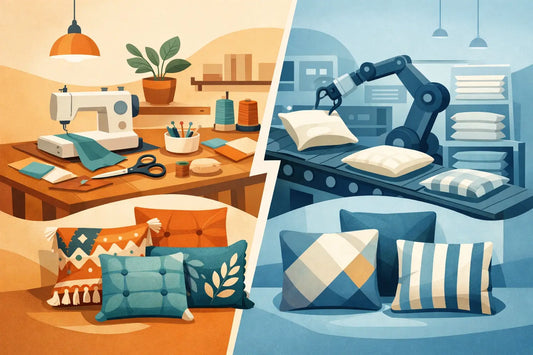 Handmade Cushions vs Mass Produced Cushions
