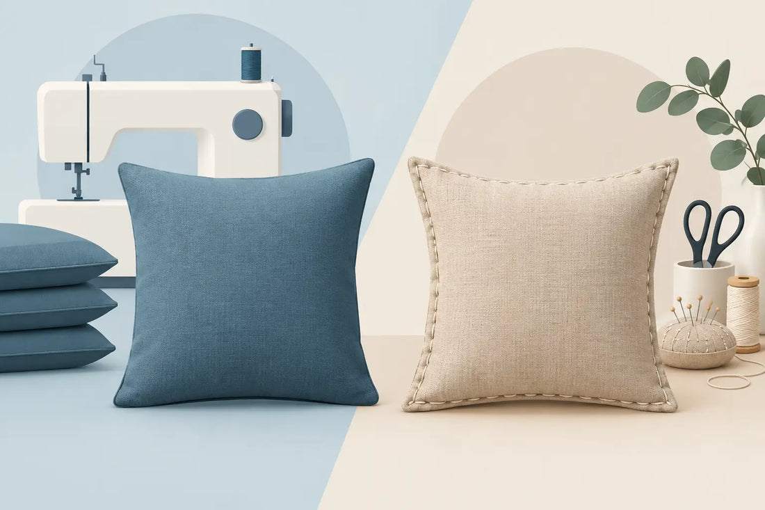 Machine Made Versus Handsewn Cushions Compared