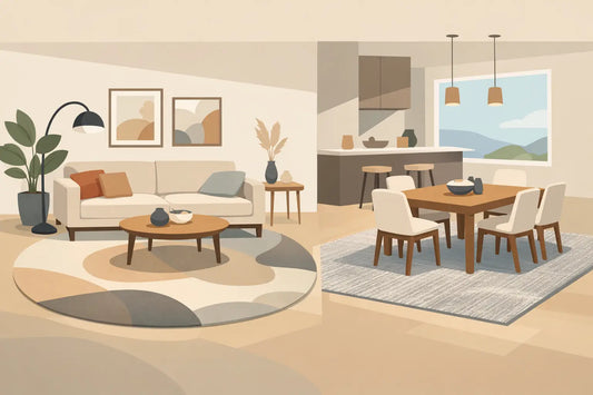 Best Rugs for Open Plan Rooms That Define Space