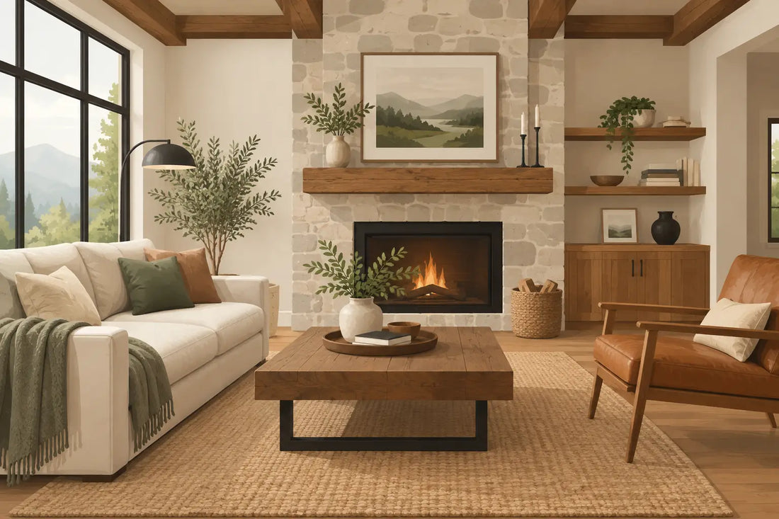Modern Rustic Living Room Decor That Feels Refined