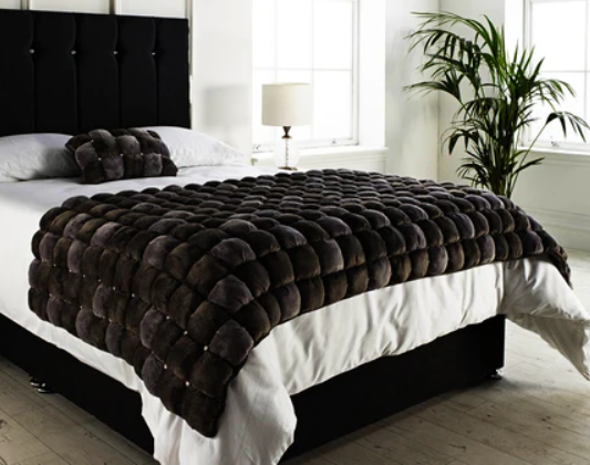 Piazza Swarovski Blanket Black