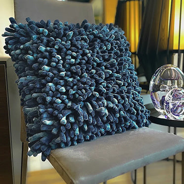 Dreamweavers White Pebble Cushion handcrafted luxury cushion 